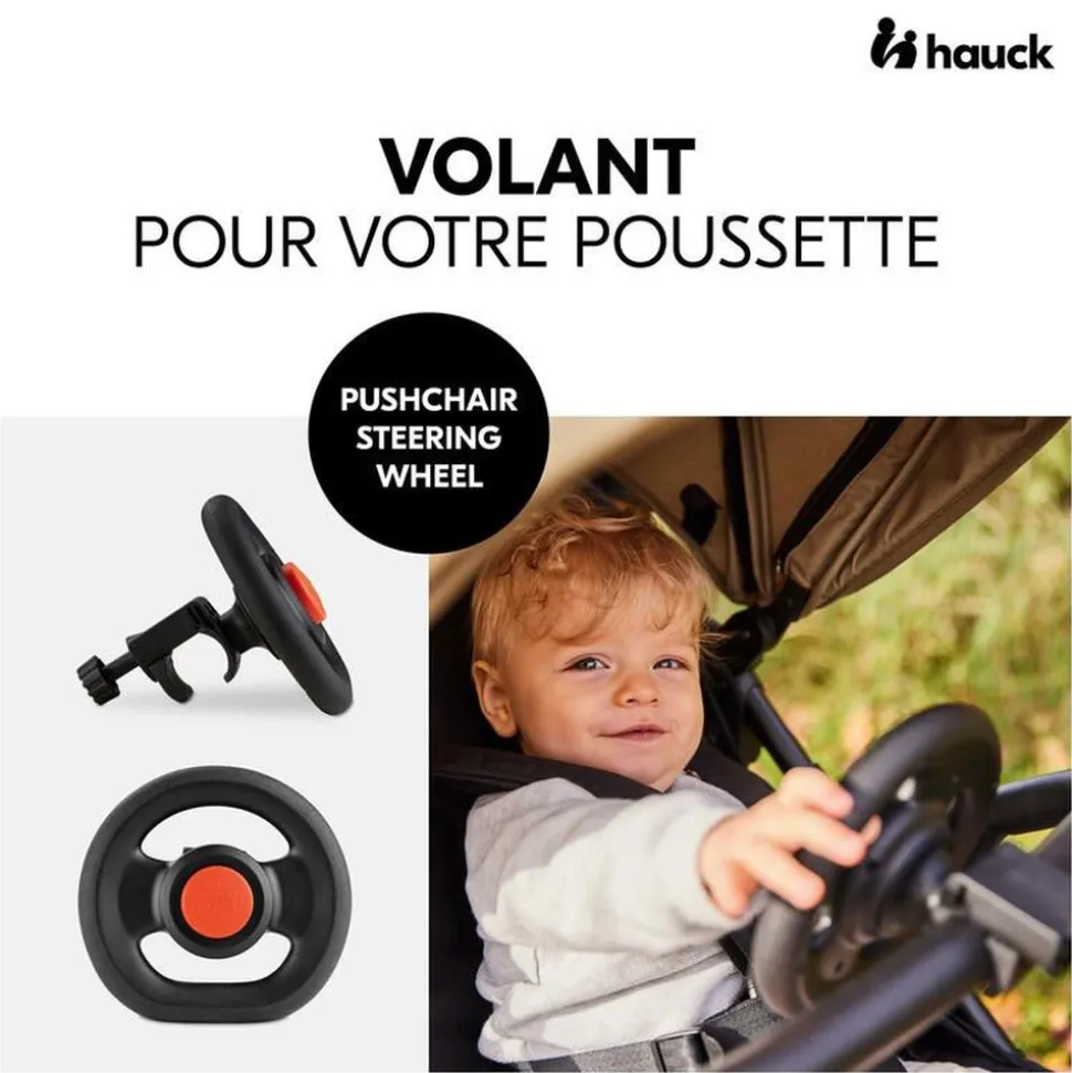 Accessoire poussette pushchair steering wheel