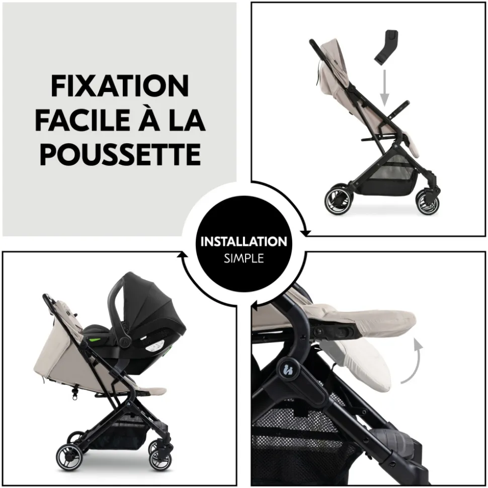 Adaptateurs pour poussette travel n care / plus black