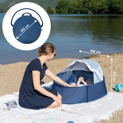 Aire de jeux bébé anti uv babyni marinière