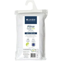Alèse éponge viscoce de bambou zen 60x120cm blanc