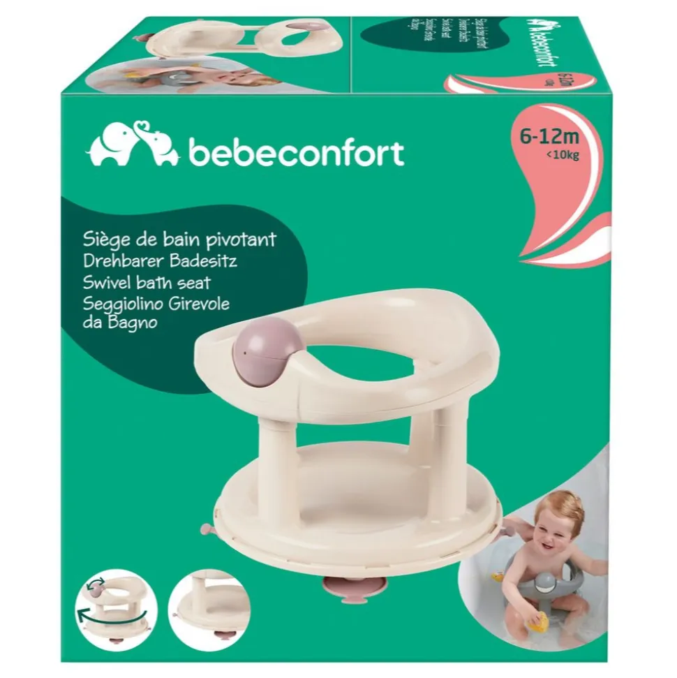 Anneau de bain pivotant beige/lavende