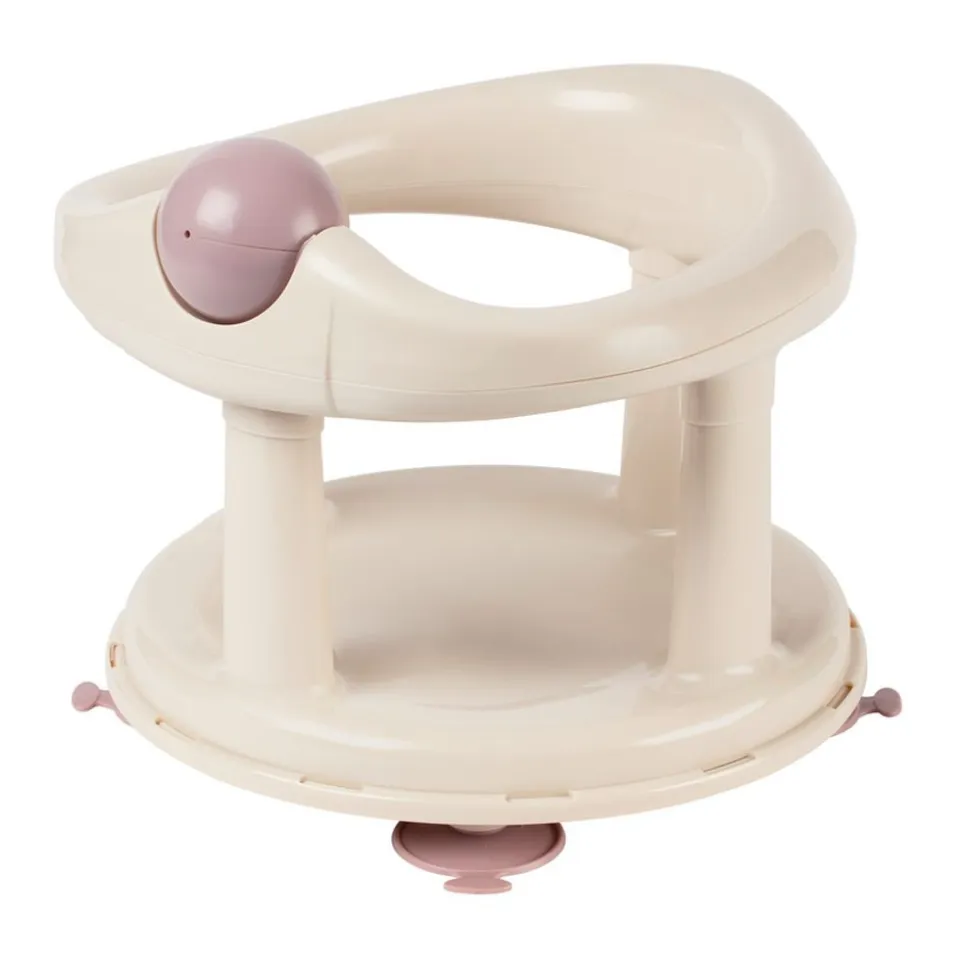 Anneau de bain pivotant beige/lavende