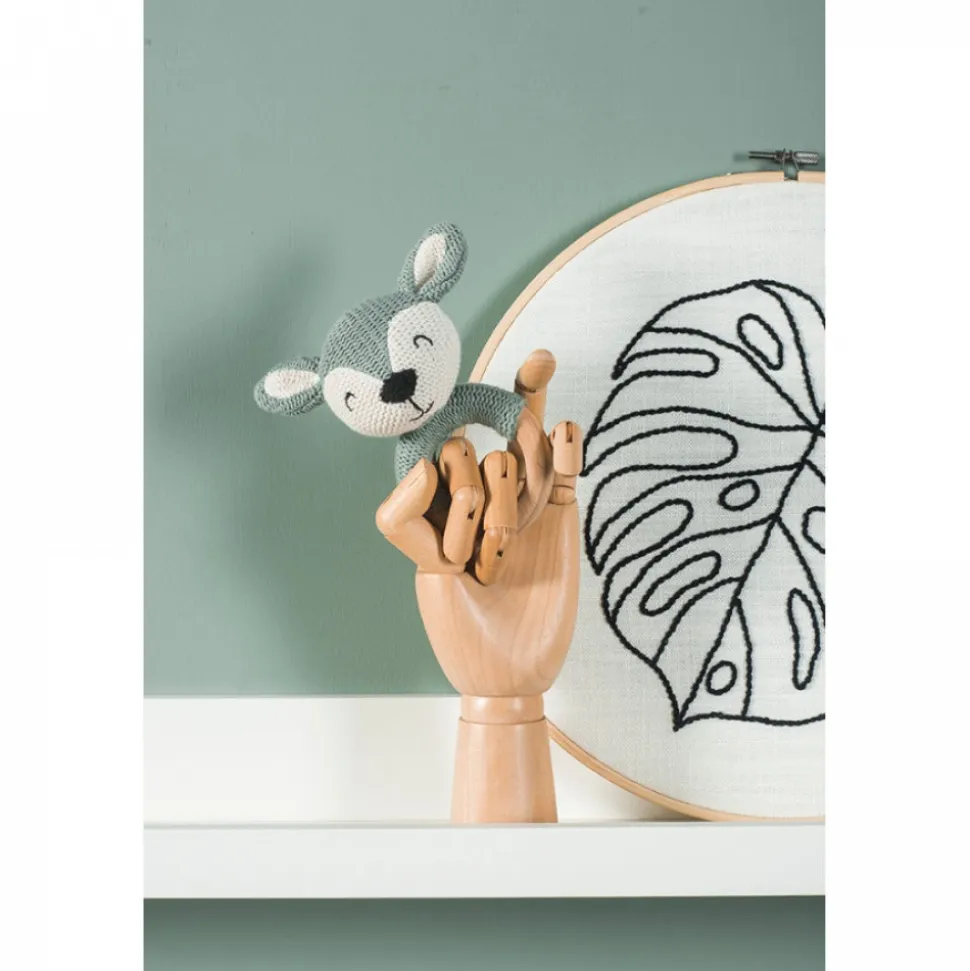 Anneau de dentition deer ash green