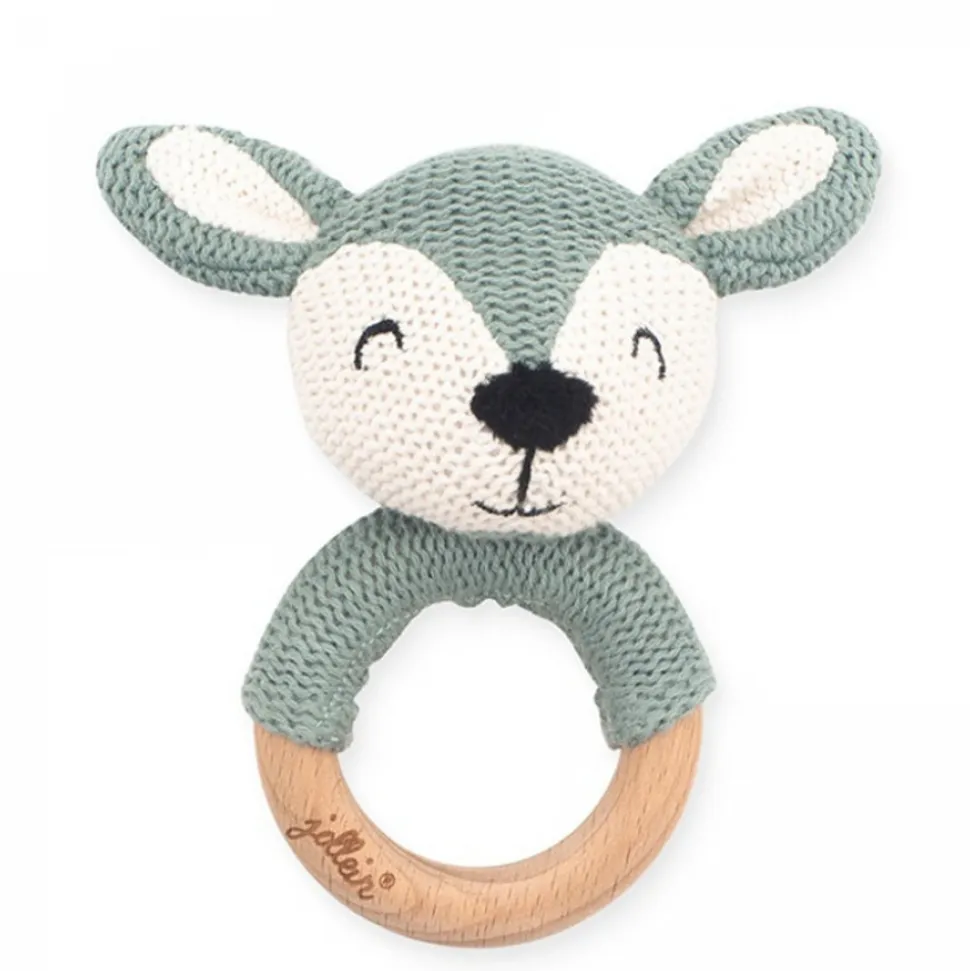 Anneau de dentition deer ash green