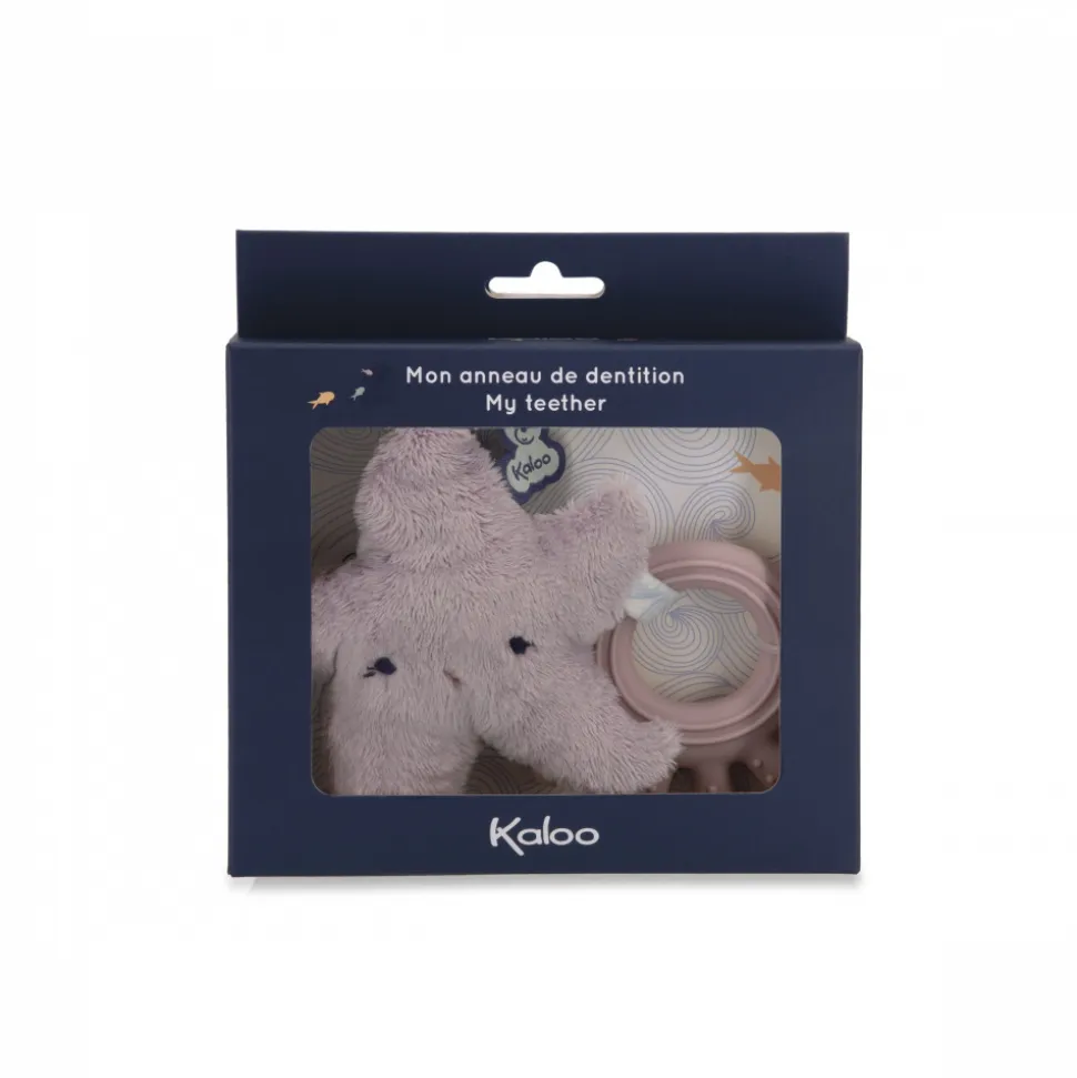 Anneau de dentition en silicone etoile de mer