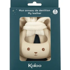 Anneau de dentition lapin en silicone crème