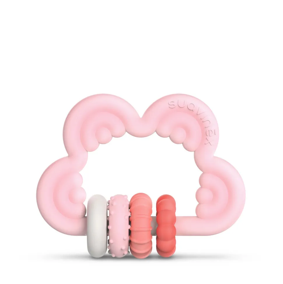 Anneau de dentition ludique nuage souple réfrigérant