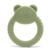 Anneau de dentition panda vert