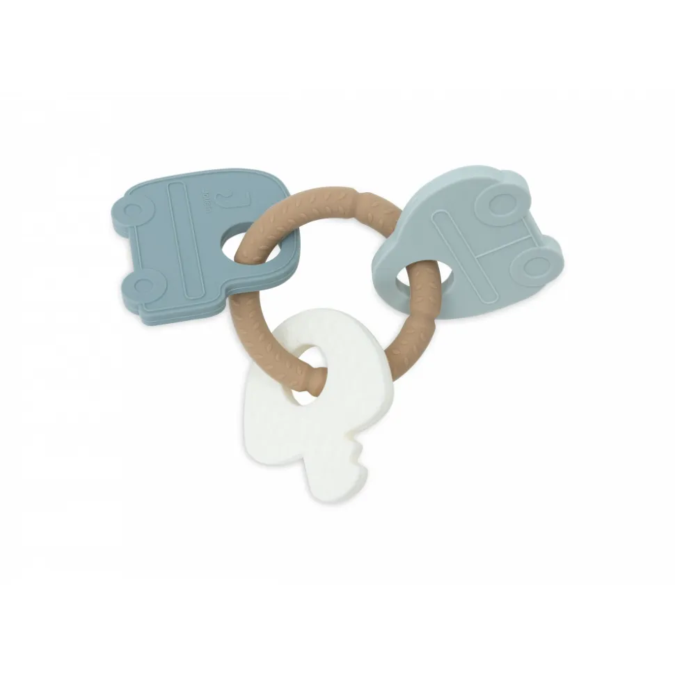 Anneau de dentition porte-clé silicone on the go