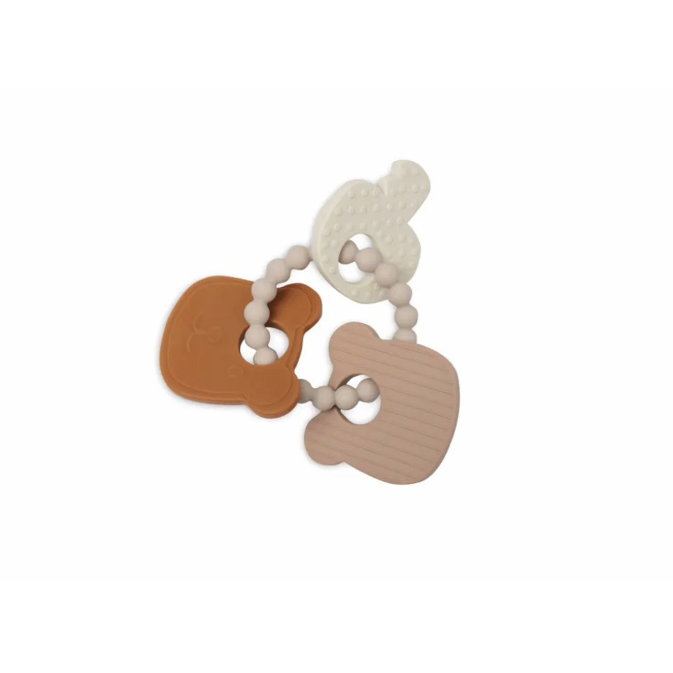 Anneau de dentition porte-clé silicone teddy bear