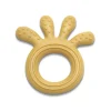 Anneau de dentition silicone poulpe jaune