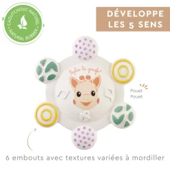 Anneau de dentition sonore (à base de caoutchouc naturel)