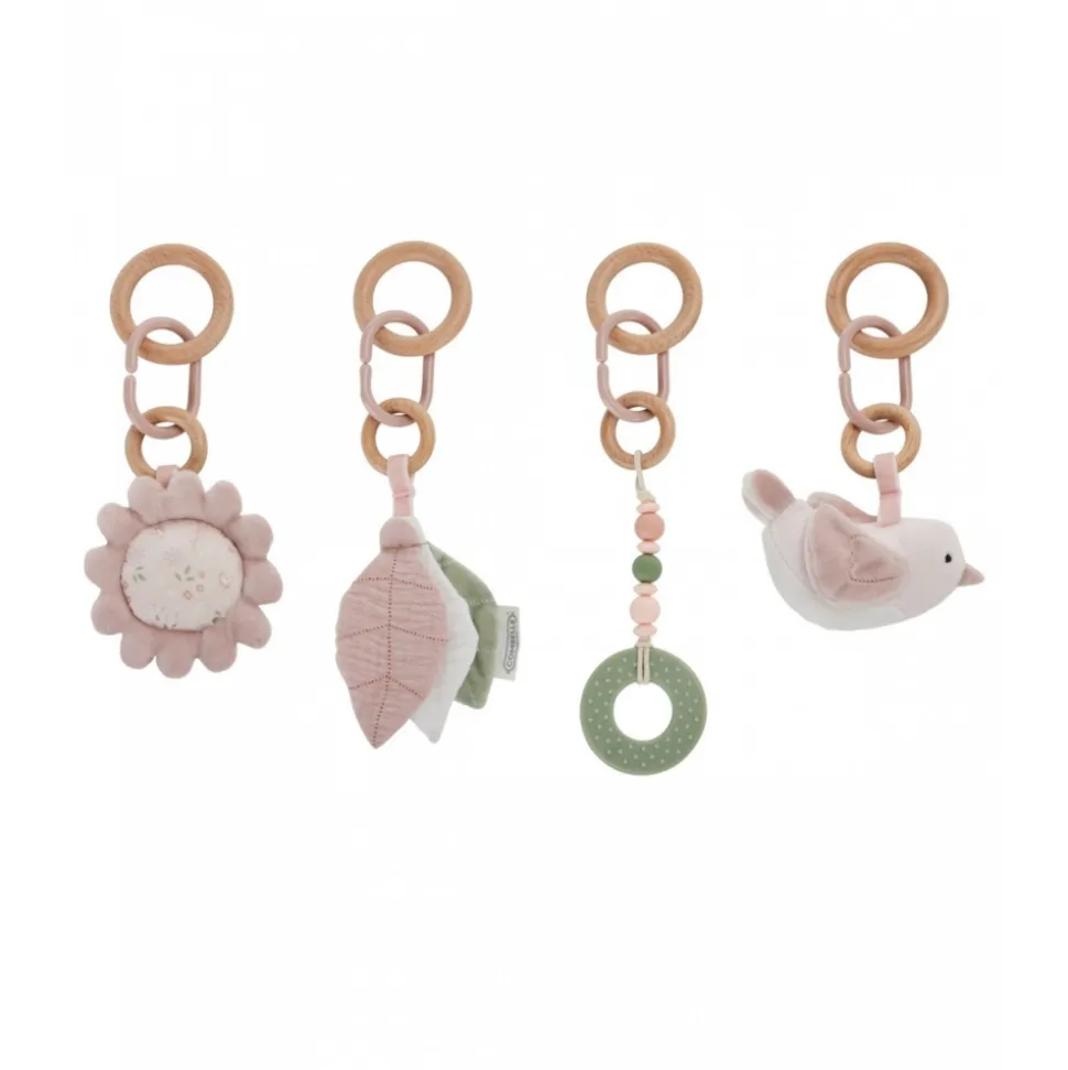 Arche de jeux en bois avec son set d'activités rose