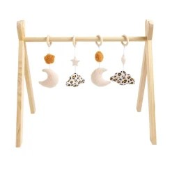 Arche d'éveil avec jouets léopard
