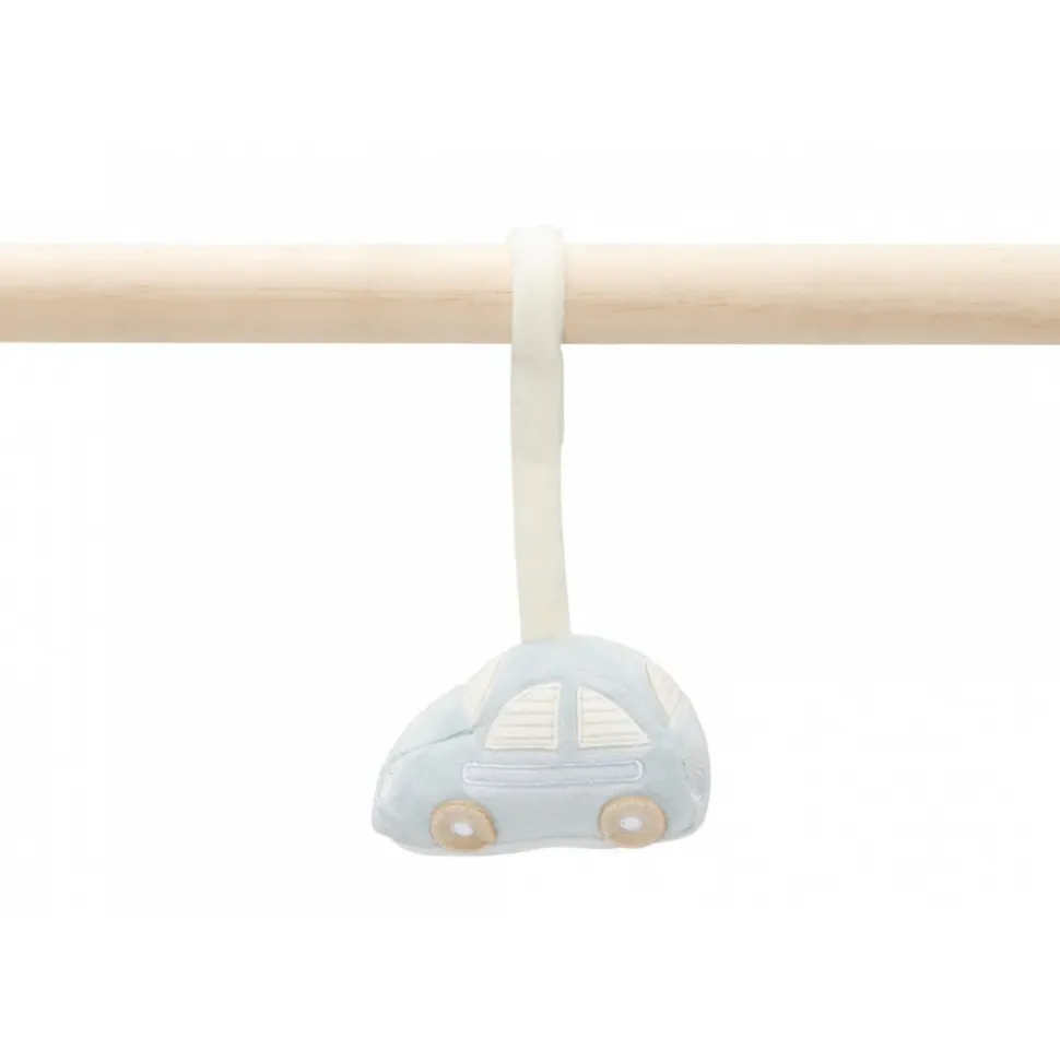 Arche d'éveil en bois avec 3 peluches on the go