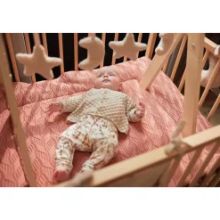 Arche d'éveil en bois avec 4 peluches moon nougat