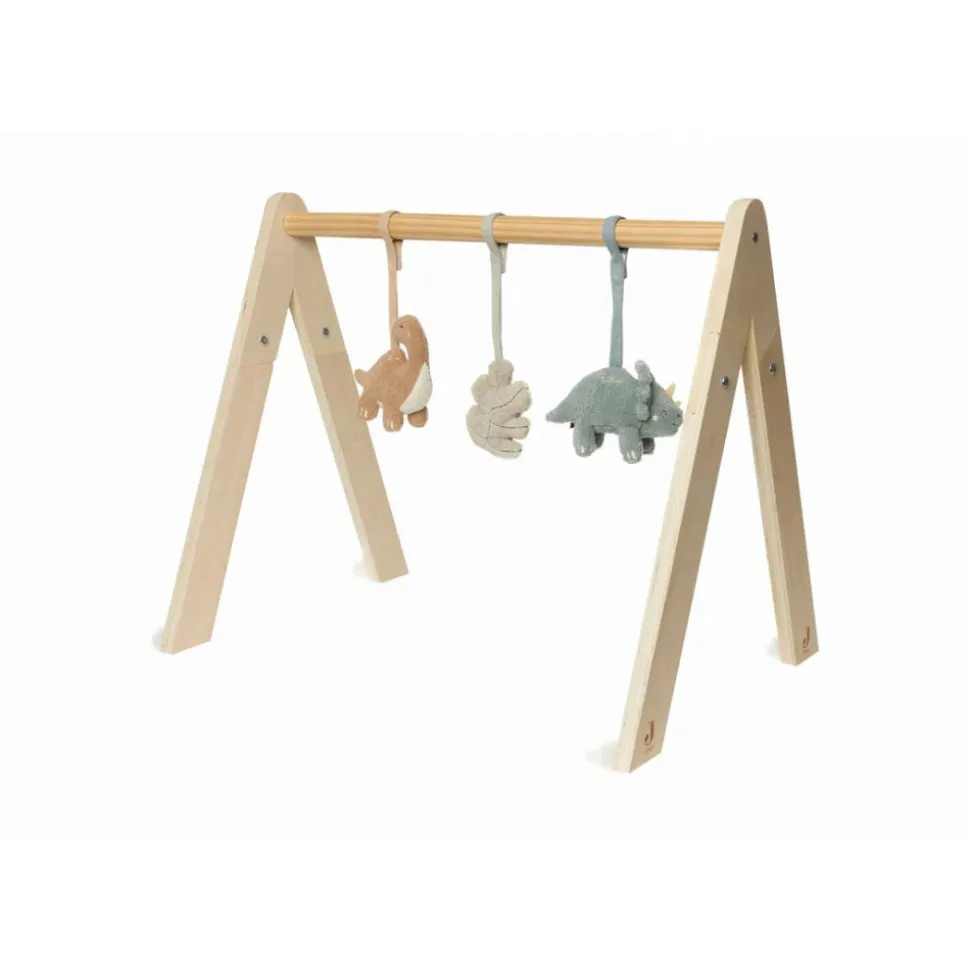 Arche d'éveil en bois avec 3 peluches roarsome