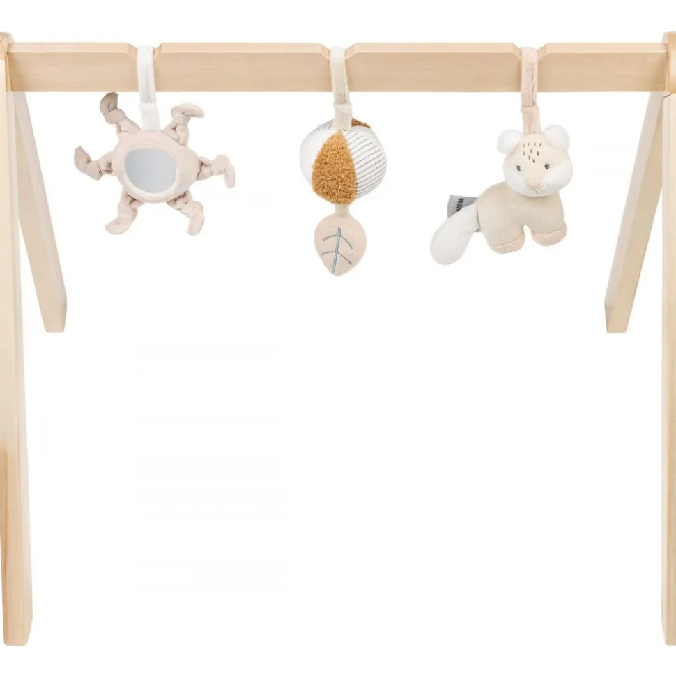 Arche en bois avec jouets à suspendre ernest, flo & oli