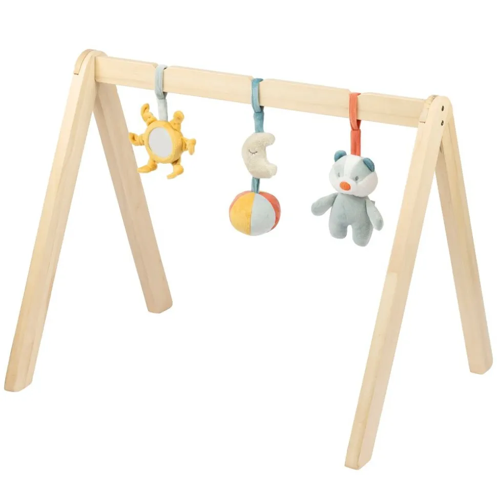 Arches en bois avec jouets à suspendre félix & léo
