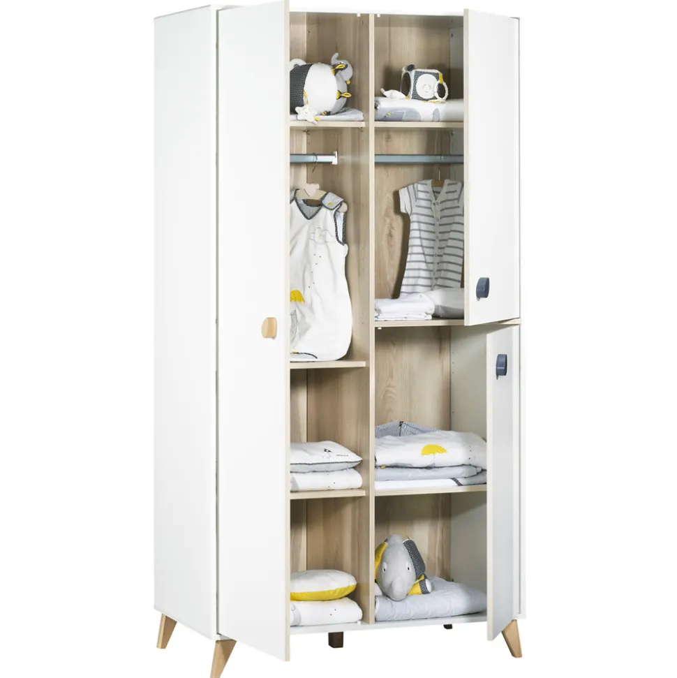 Armoire chambre bébé oslo boutons goutte