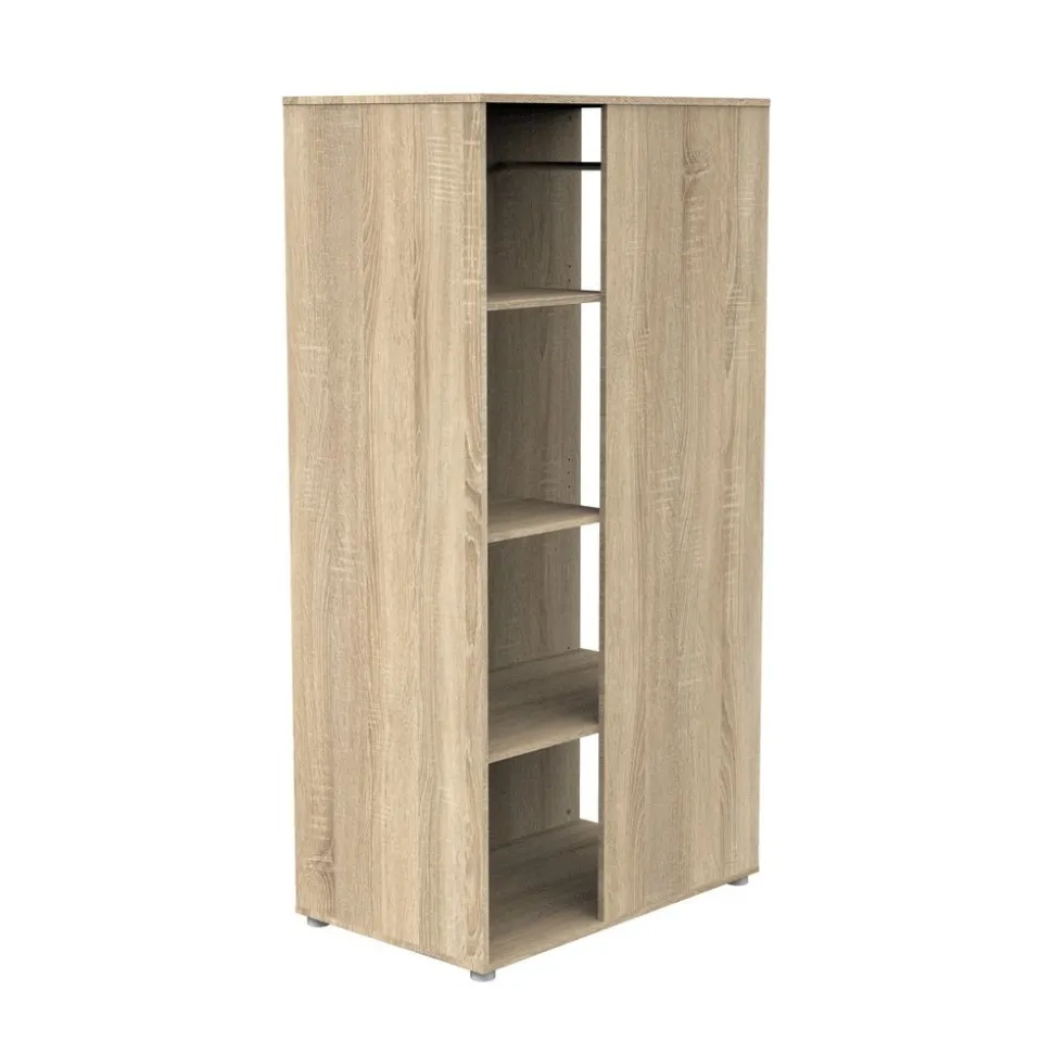 Armoire ouverte up chêne doré