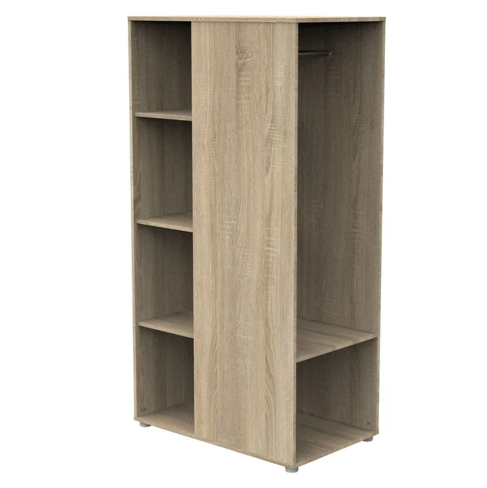 Armoire ouverte up chêne doré