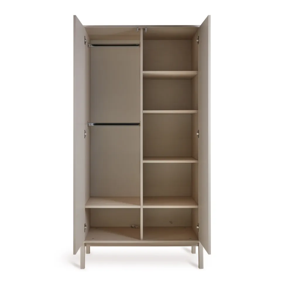 Armoire 2 portes ashi argile