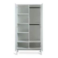 Armoire 2 portes ashi - crème