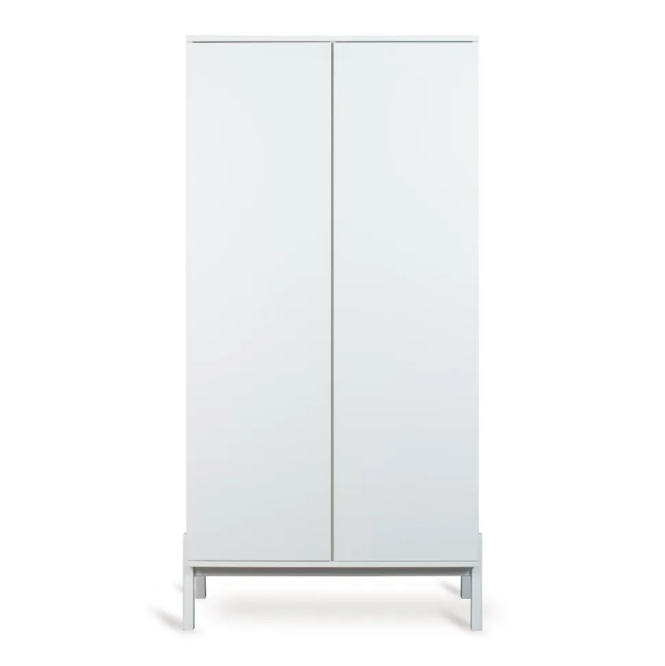 Armoire 2 portes ashi - crème