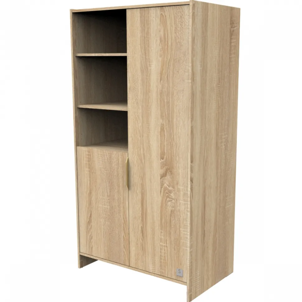 Armoire 2 portes azur