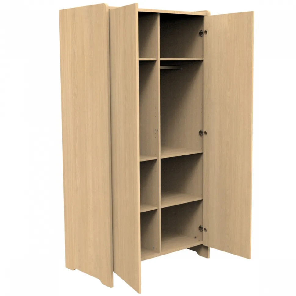 Armoire 2 portes cannelle