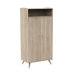 Armoire 2 portes et 1 niche access bois
