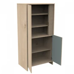 Armoire portes et niche sauge tokyo