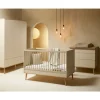 Armoire 3 portes flow argile et oak