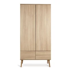 Armoire 2 portes flow - honey ash
