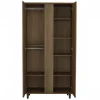 Armoire 2 portes mokka