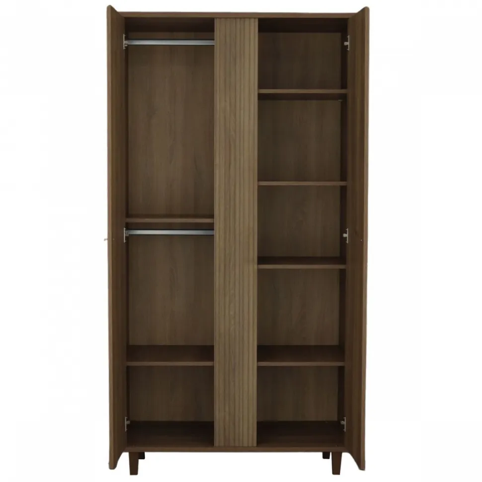 Armoire 2 portes mokka
