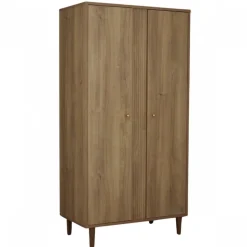 Armoire 2 portes mokka