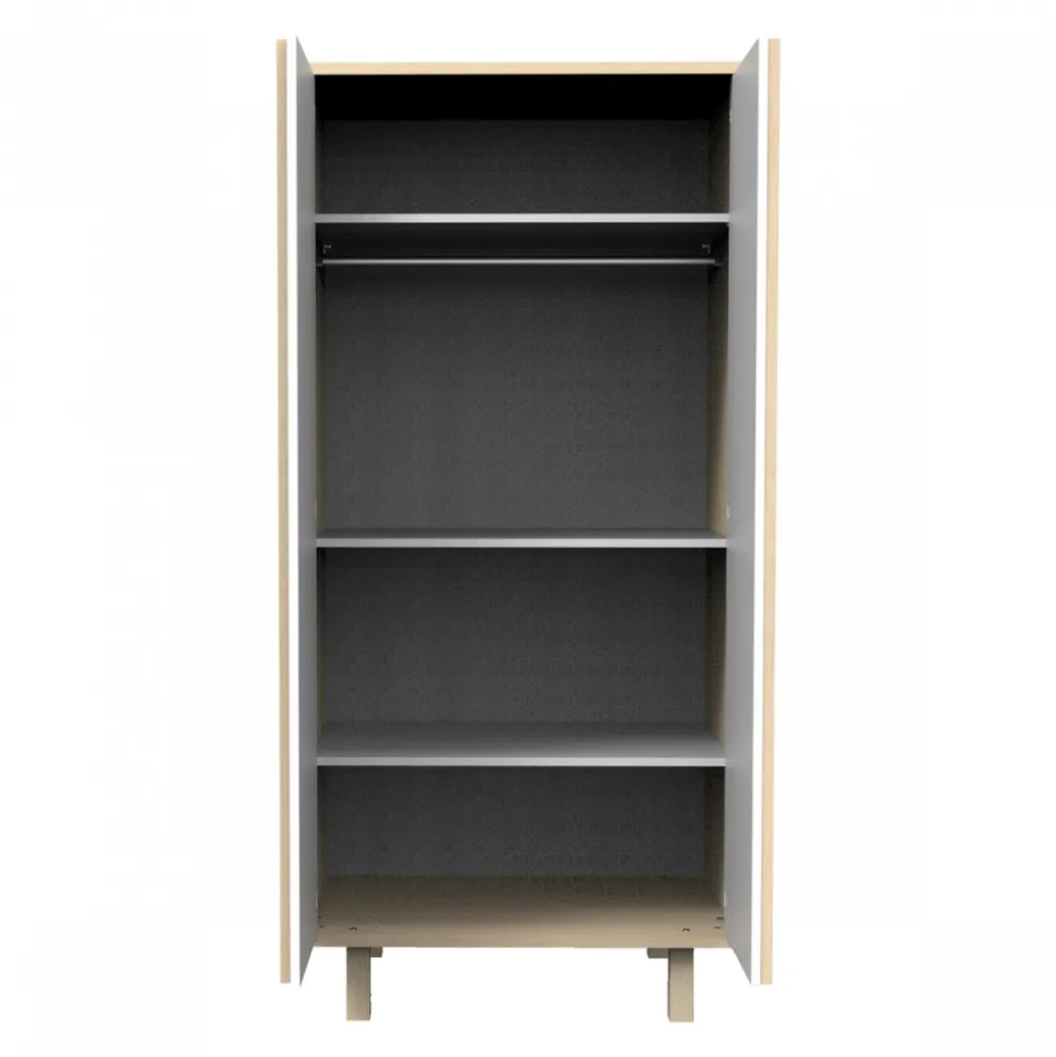 Armoire 2 portes nature