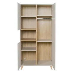 Armoire 3 portes 1 niche loft - argile