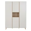 Armoire 4 portes 1 niche loft white