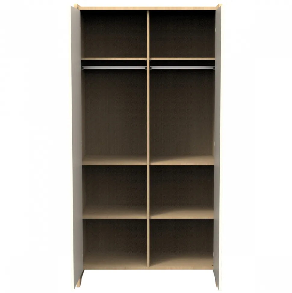 Armoire 2 portes vanille