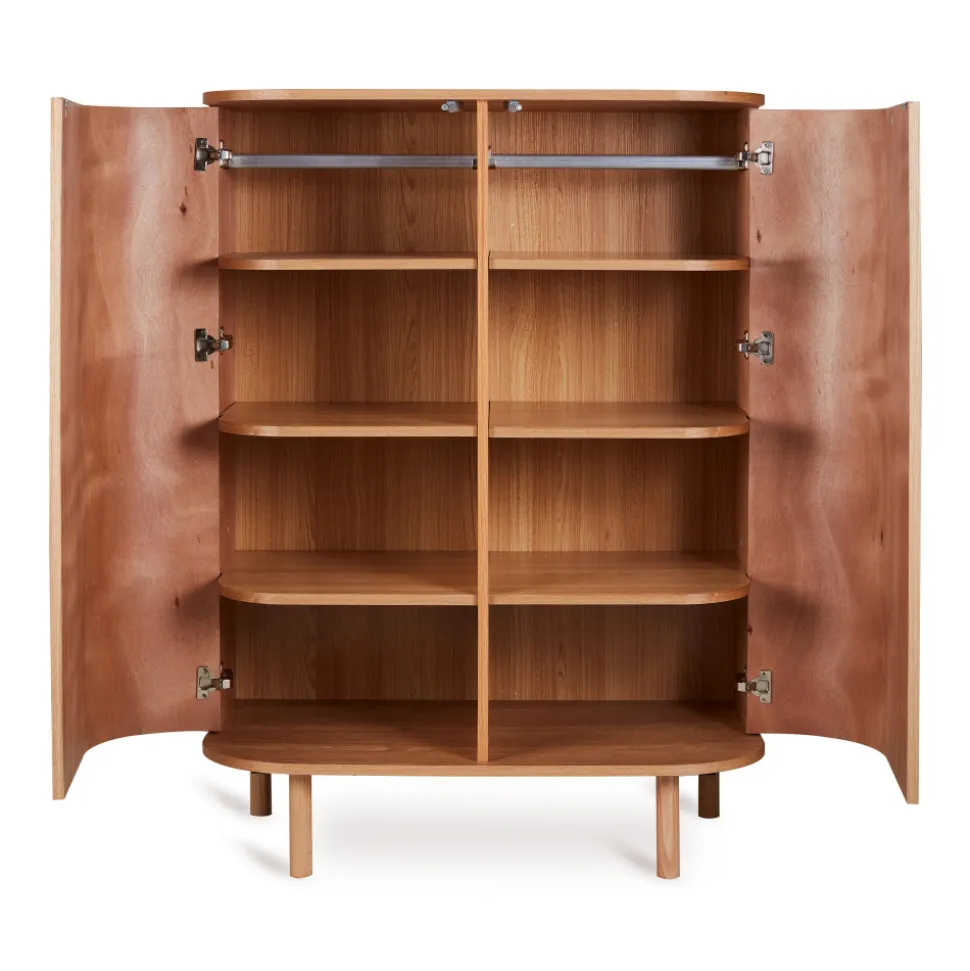 Armoire 2 portes yume naturlal ash