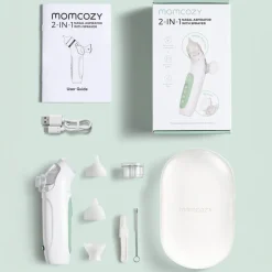 Aspirateur nasal électrique 2-en-1 avec spray nasal