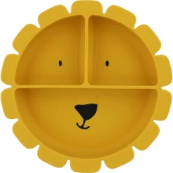 Assiette compartimentée avec ventouse mr. lion