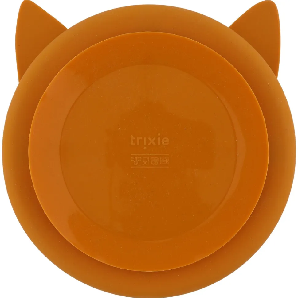 Assiette compartimentée avec ventouse mr. fox
