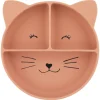 Assiette compartimentée avec ventouse mrs. cat