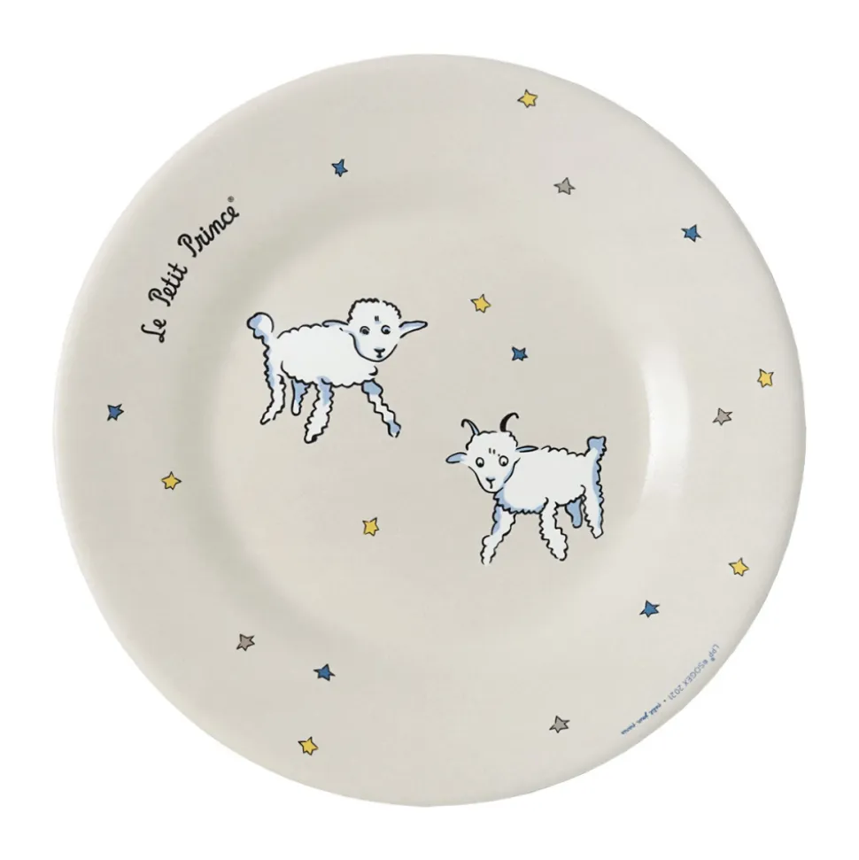 Assiette à dessert le petit prince - beige