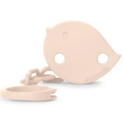 Attache sucette bébé chaîne birdies rose