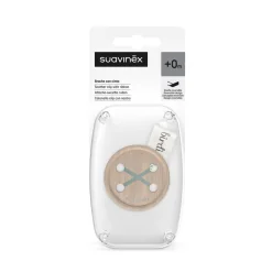 Attache sucette bébé ruban birdies vert
